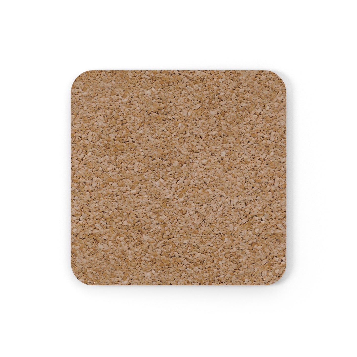 Peace Love And Conchas Cork Back Coaster