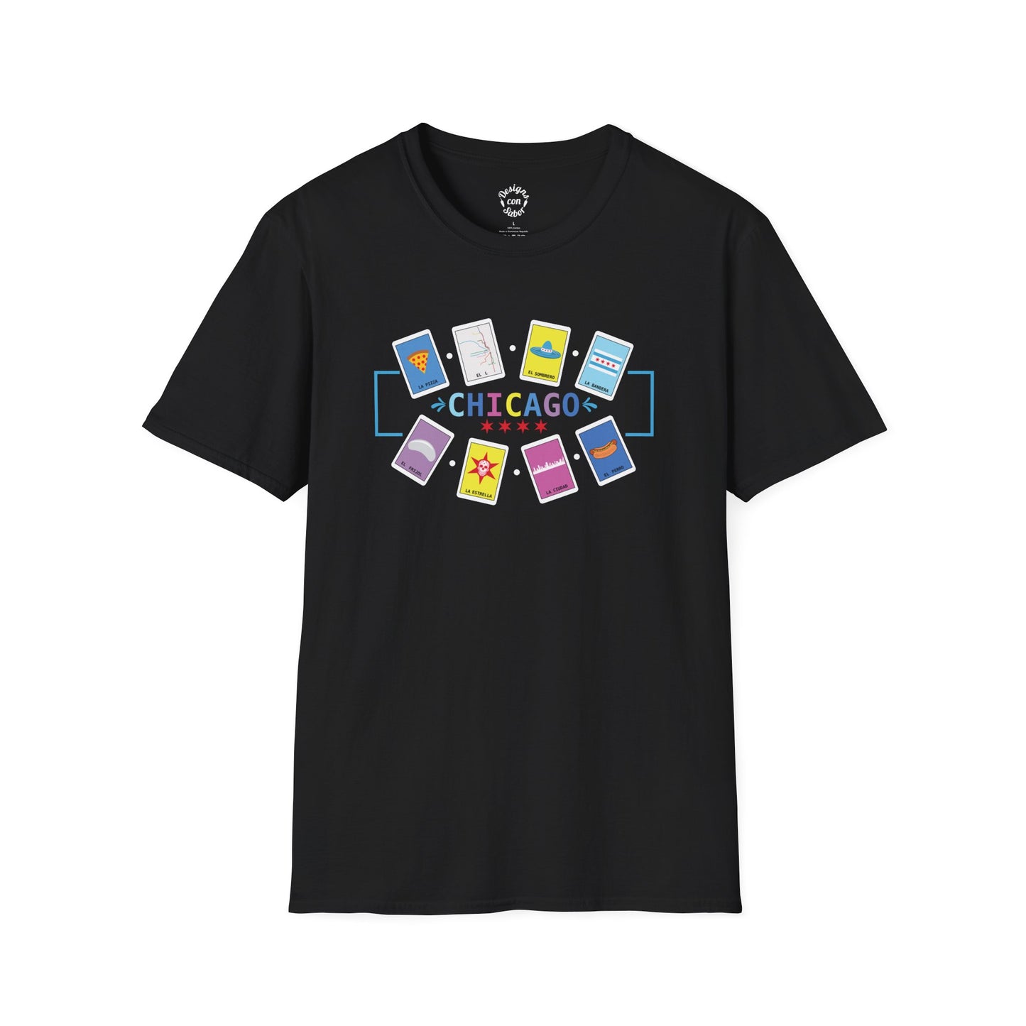 Chicago Lotería T-Shirt | Mexican-Inspired Chicago Latino Tee