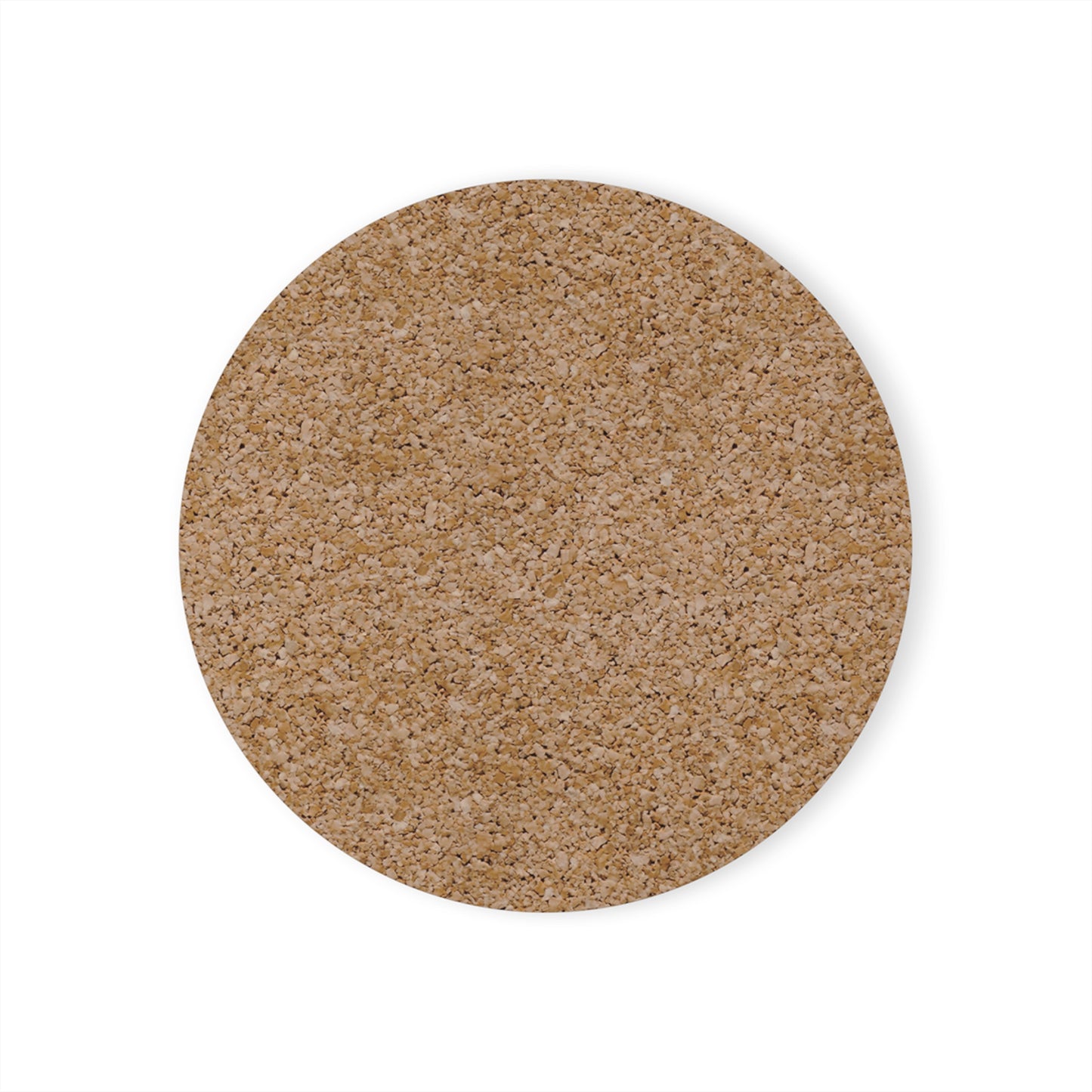 Peace Love And Conchas Cork Back Coaster