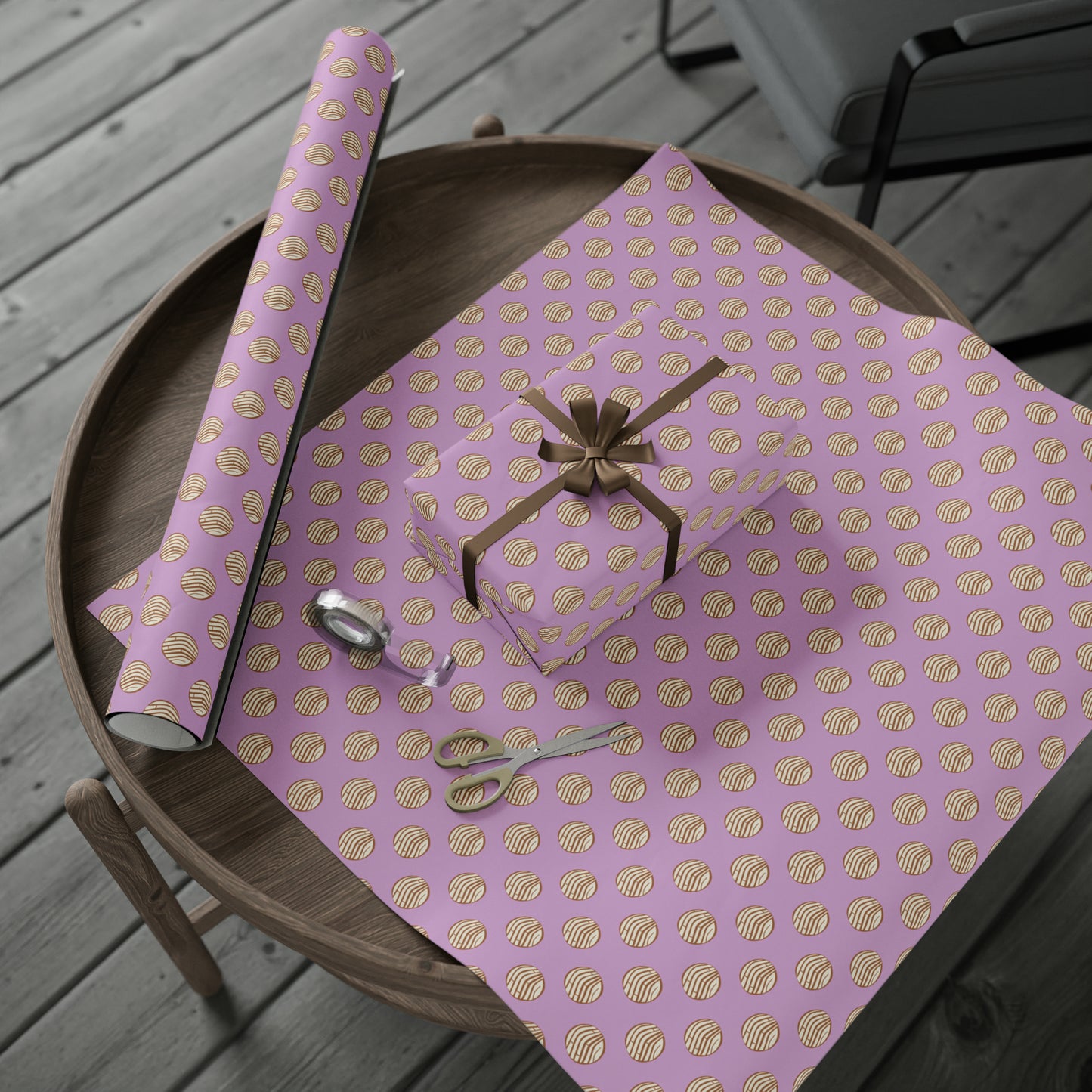 Concha Pattern Wrapping Paper