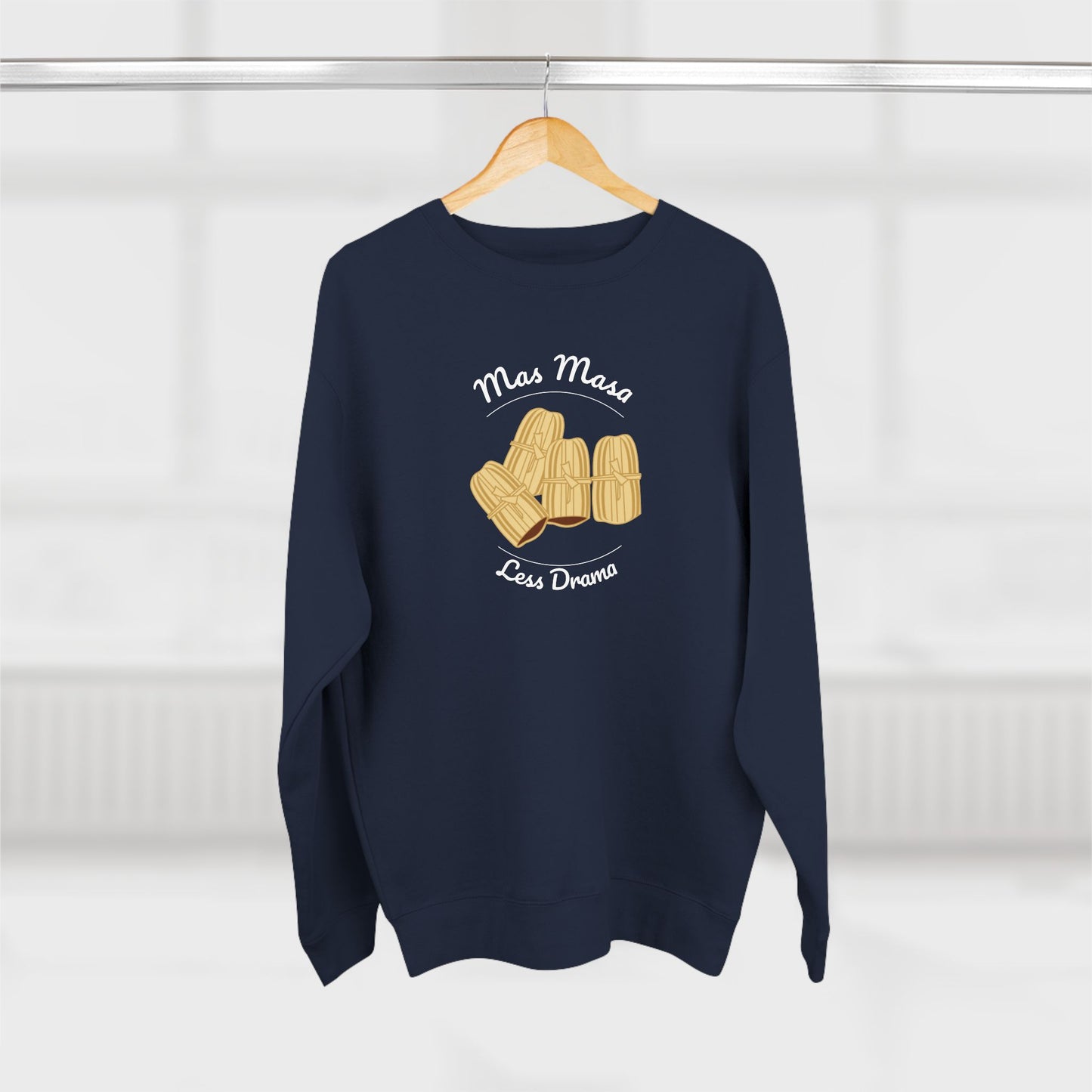 Mas Masa Less Drama Unisex Crewneck Sweatshirt