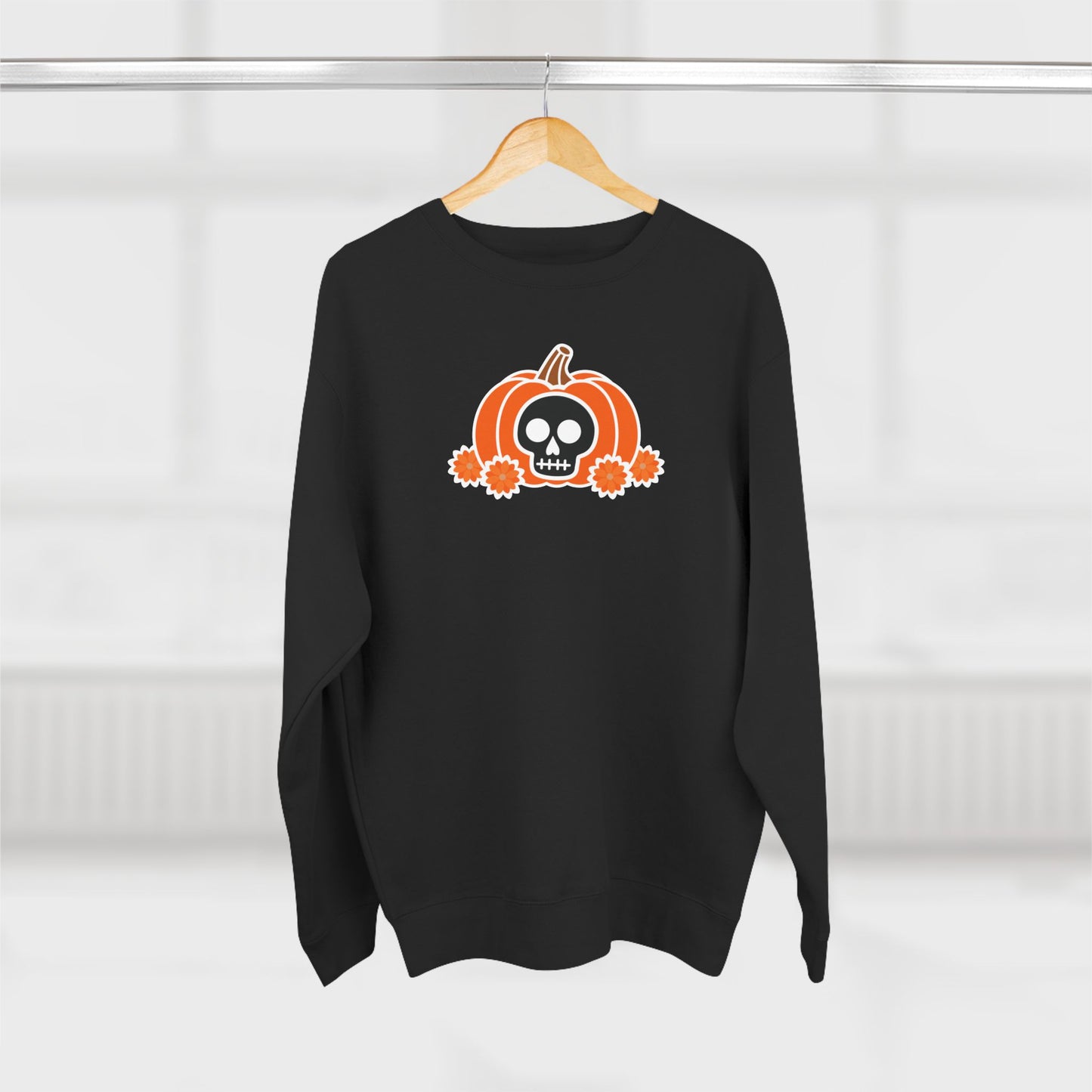 Pumpkin Calavera Crewneck Sweatshirt