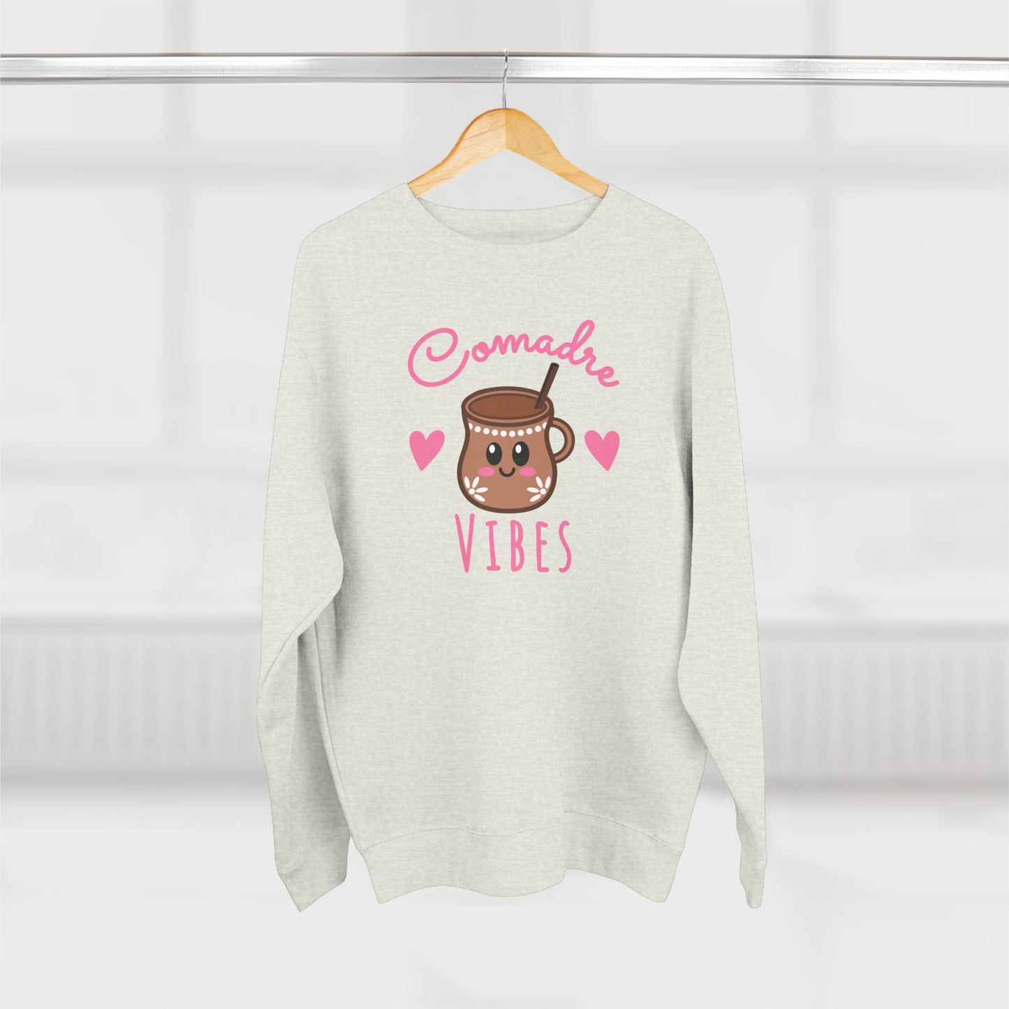 Comadre Vibes Cafe De Olla Crewneck Sweatshirt