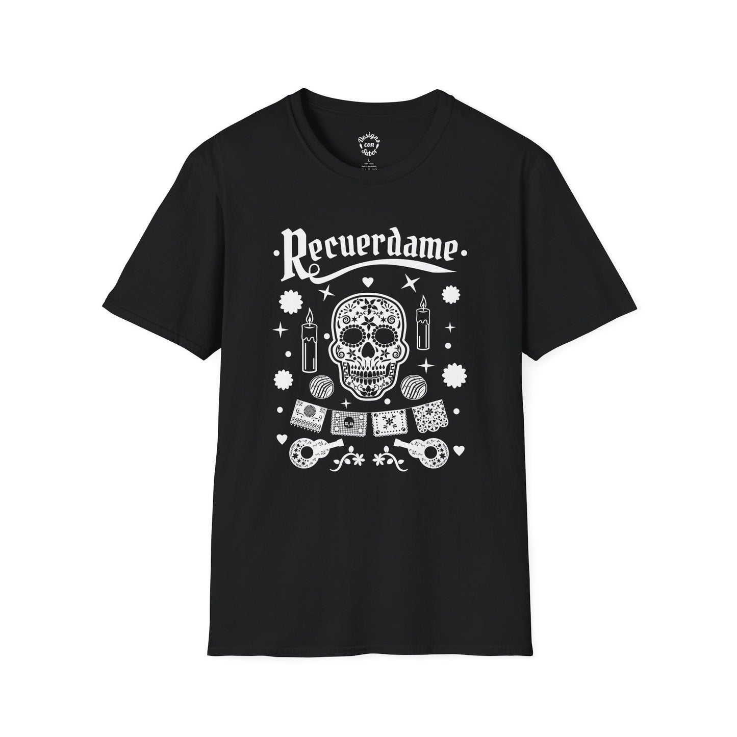 Recuerdame Calavera Dia de los Muertos T Shirt