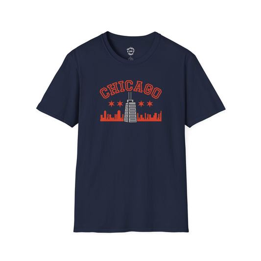 Chicago Cheese Grater Skyline T Shirt