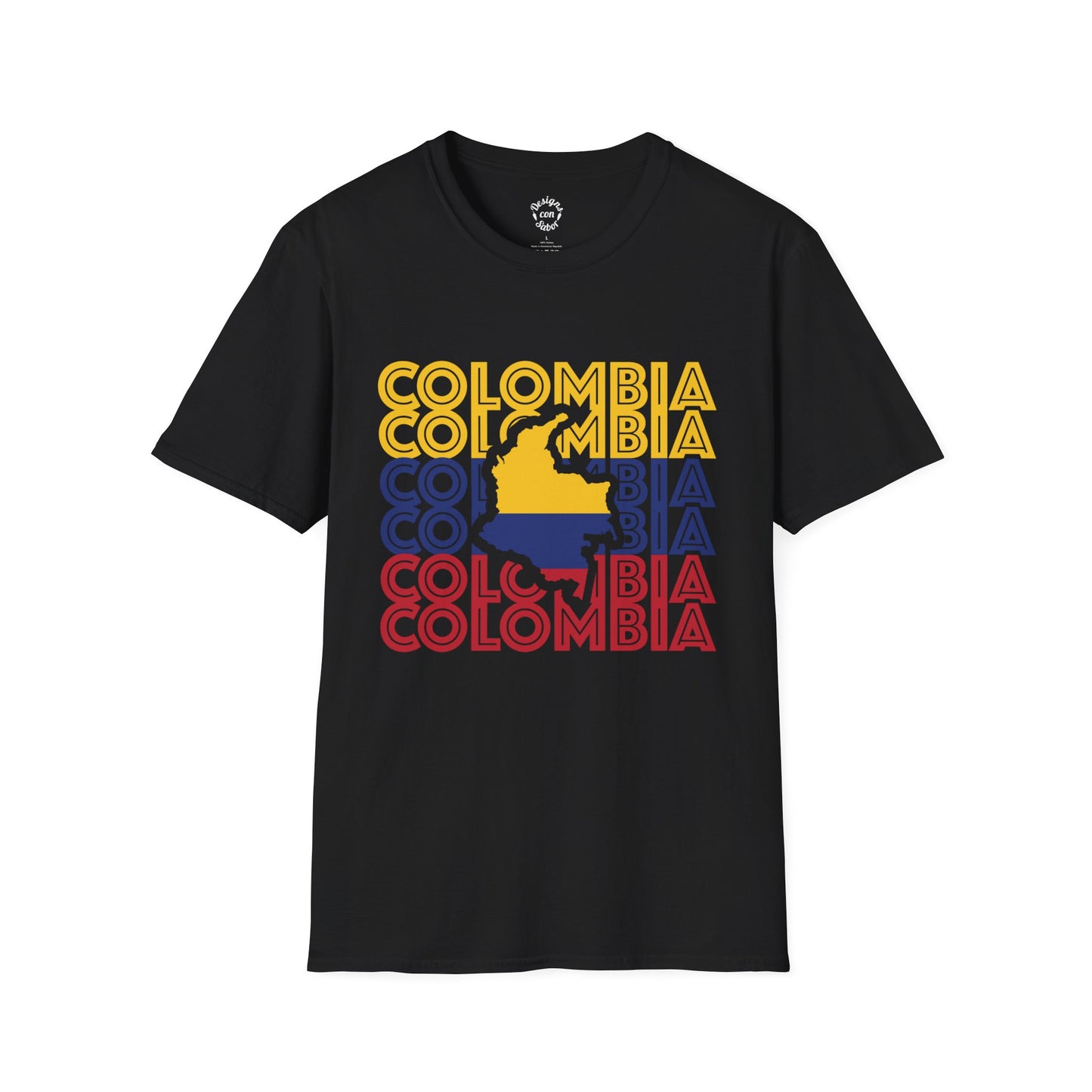 Colombia With Country Outline