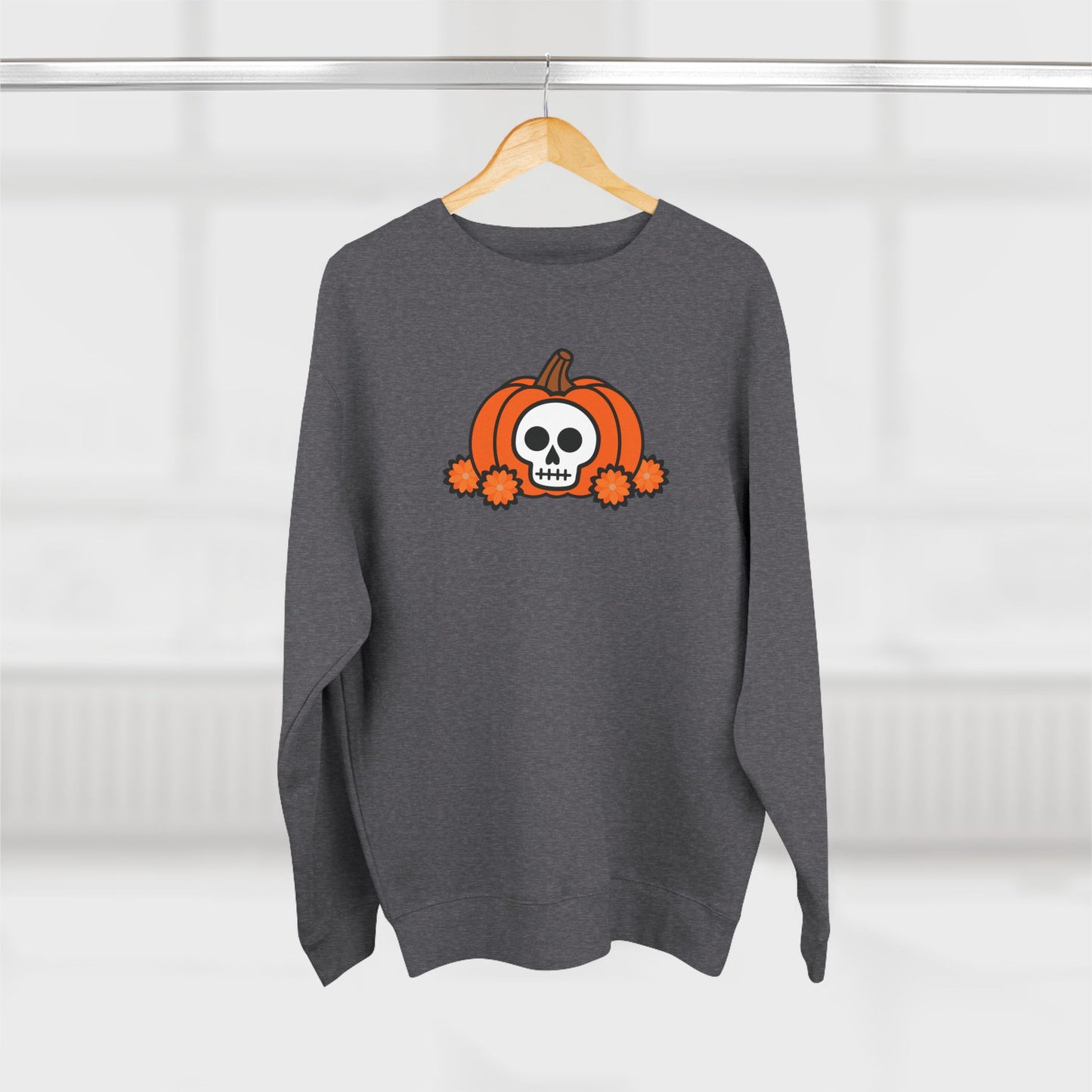 Pumpkin Calavera Crewneck Sweatshirt