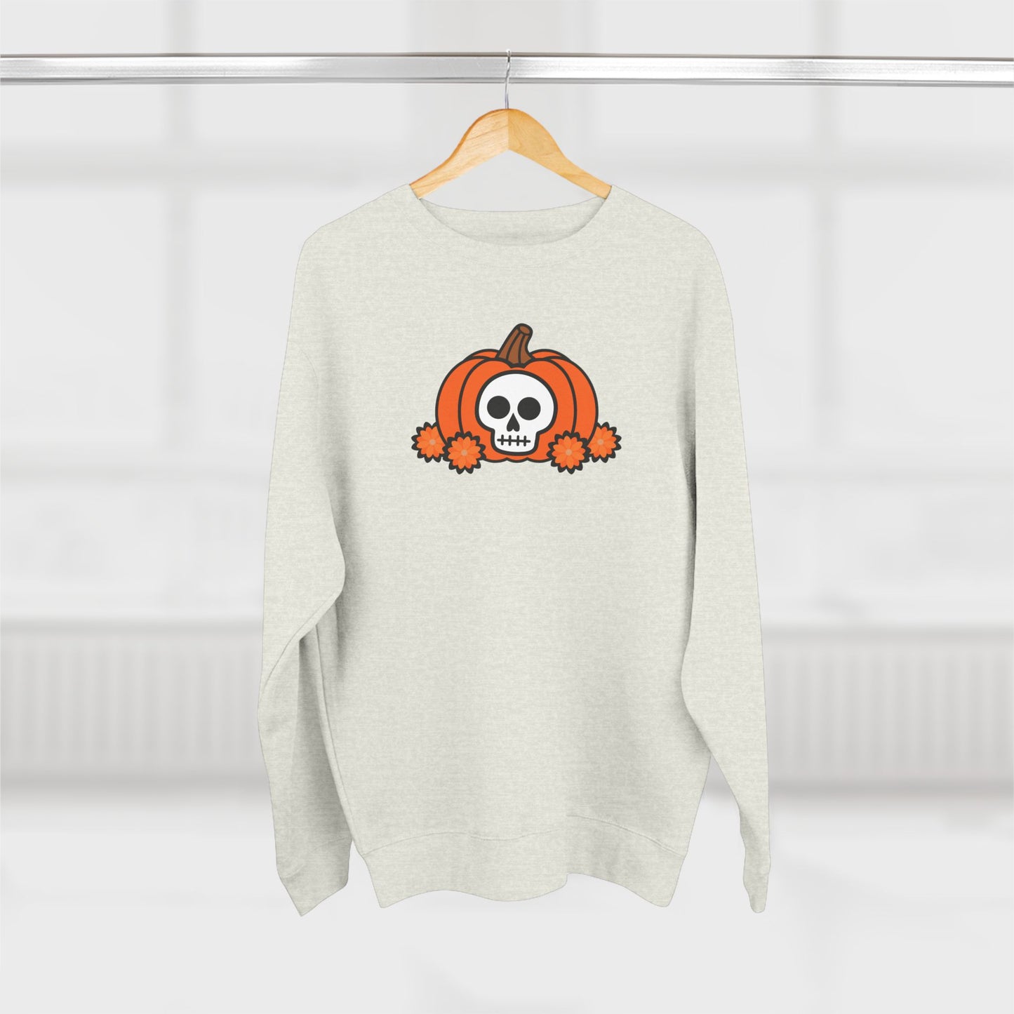 Pumpkin Calavera Crewneck Sweatshirt