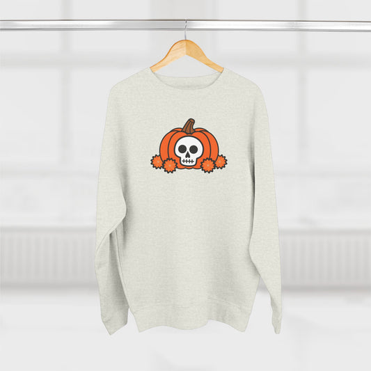 Pumpkin Calavera Crewneck Sweatshirt