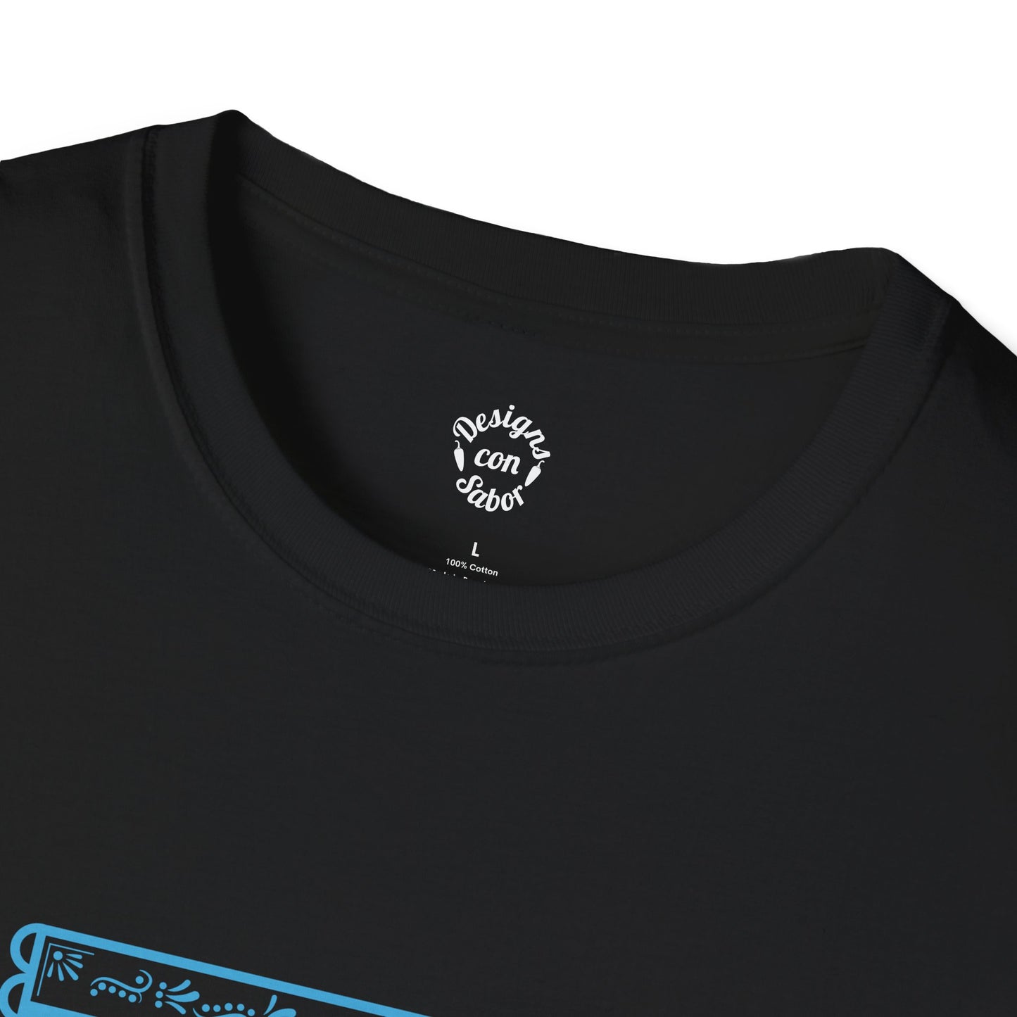 Blue Axolotl Chicago Papel Picado T Shirt