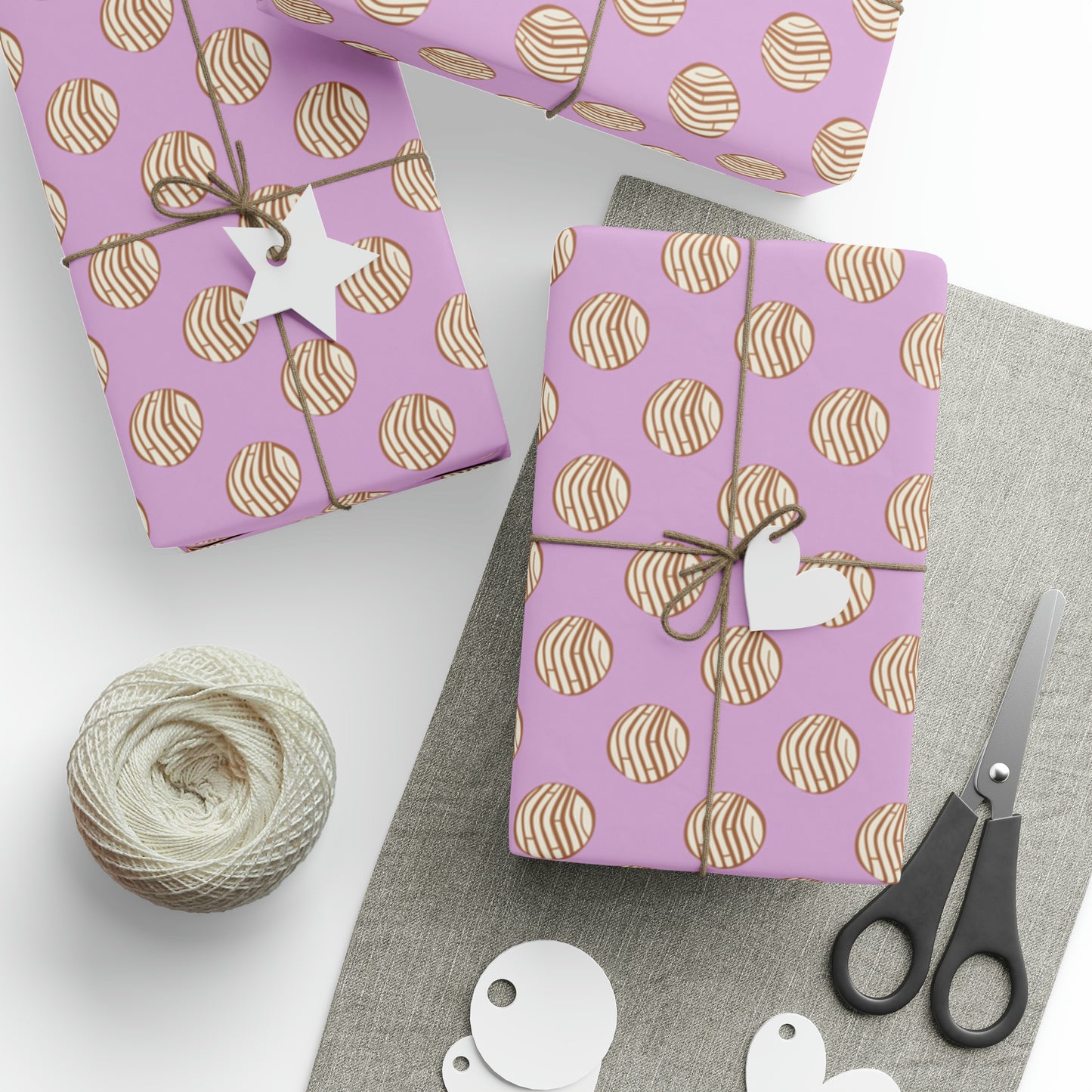Concha Pattern Wrapping Paper
