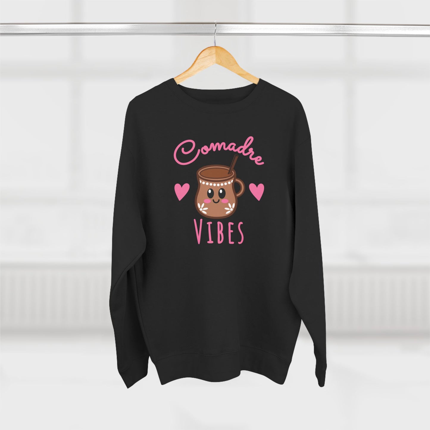Comadre Vibes Cafe De Olla Crewneck Sweatshirt