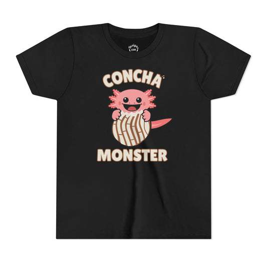 Youth Pink Axolotl Concha Monster T Shirt