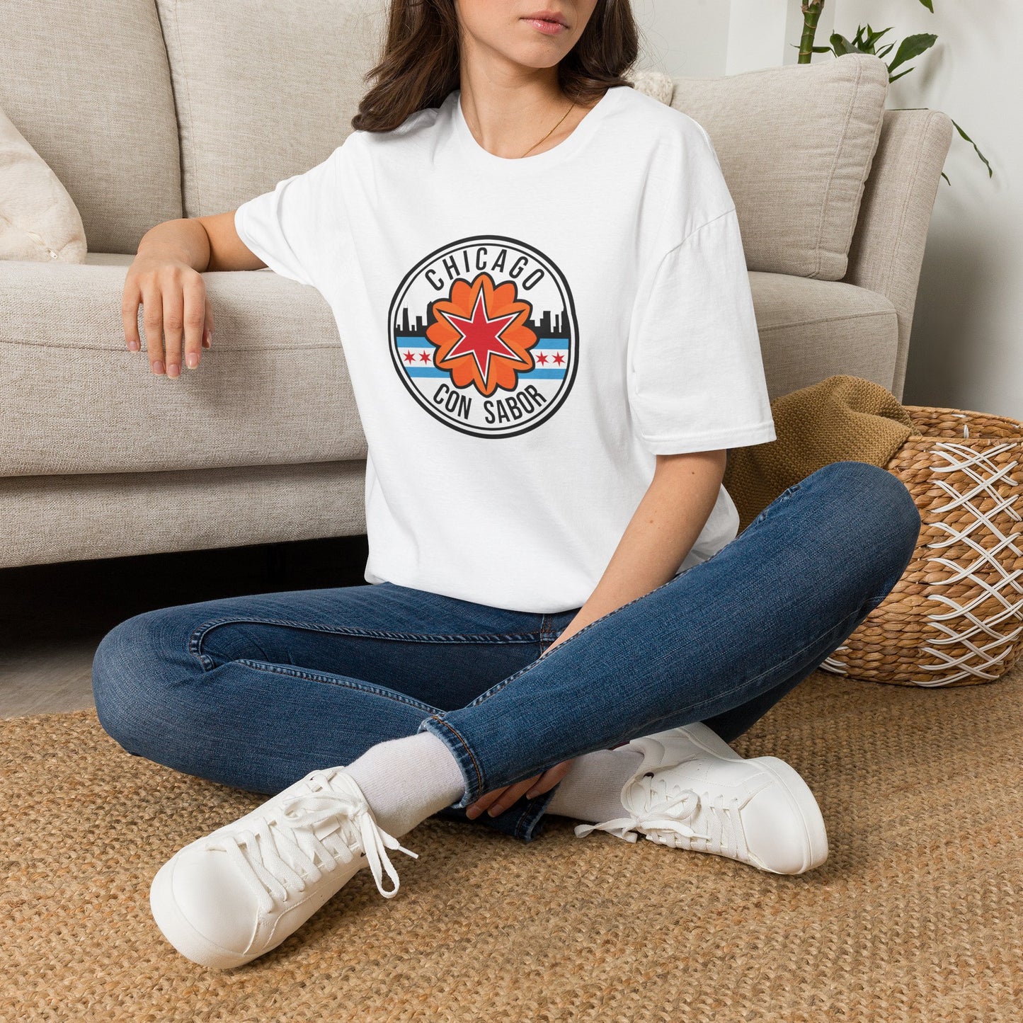 Chicago Con Sabor Logo T Shirt