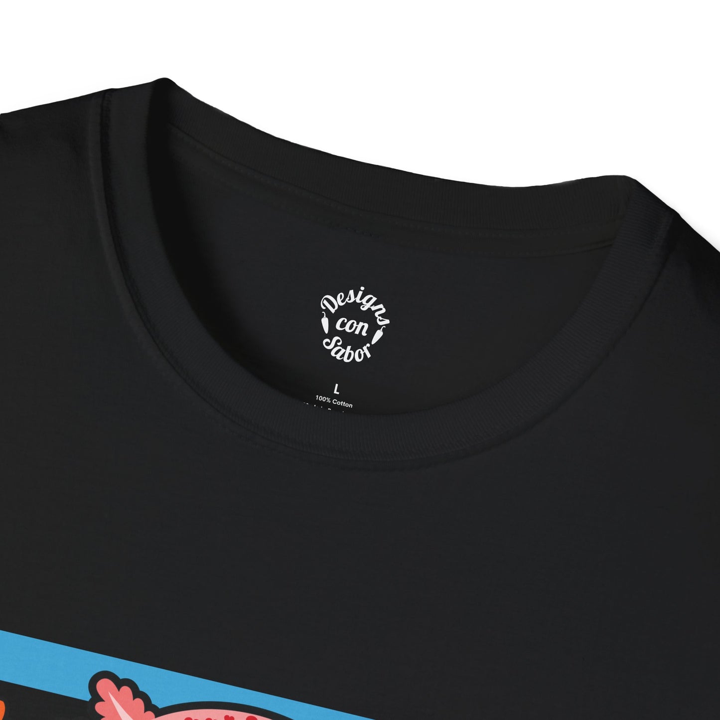 Pink Axolotl Chicago Flag T Shirt
