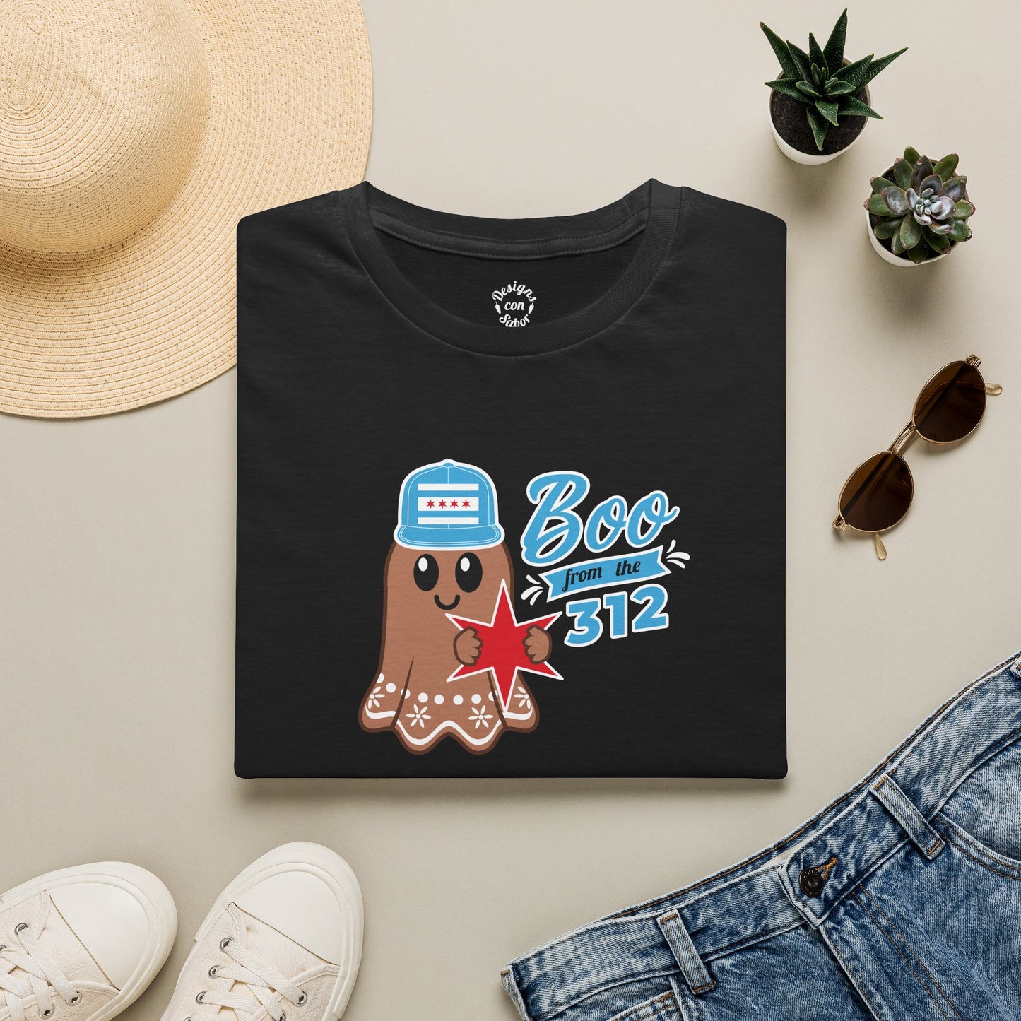 Terracotta Boo From The 312 Chicago Hat T Shirt