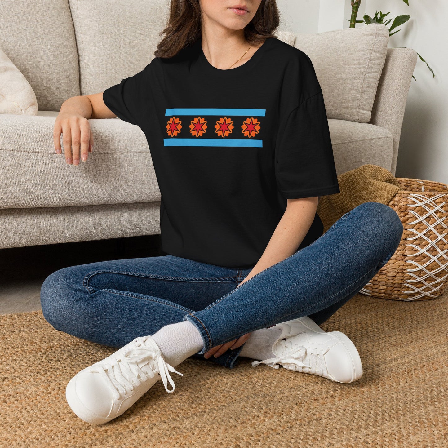 Chicago Marigold Flag T-Shirt