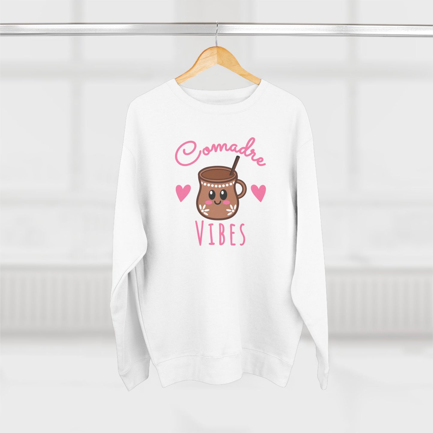 Comadre Vibes Cafe De Olla Crewneck Sweatshirt