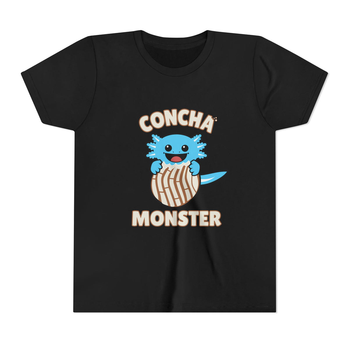 Youth Blue Axolotl Concha Monster T Shirt