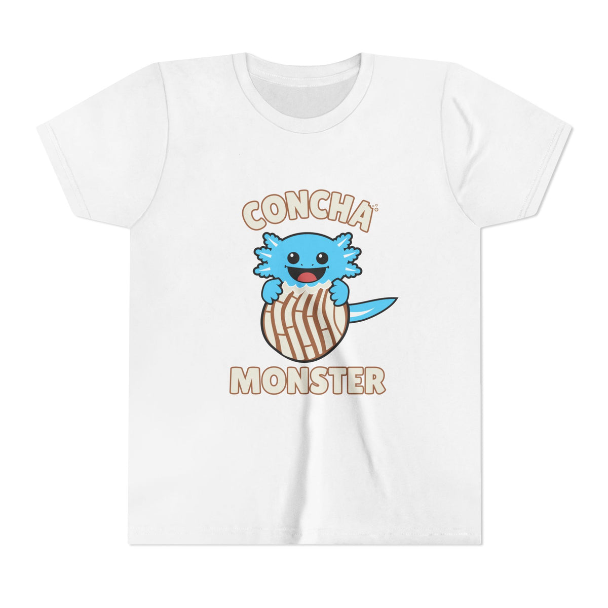 Youth Blue Axolotl Concha Monster T Shirt