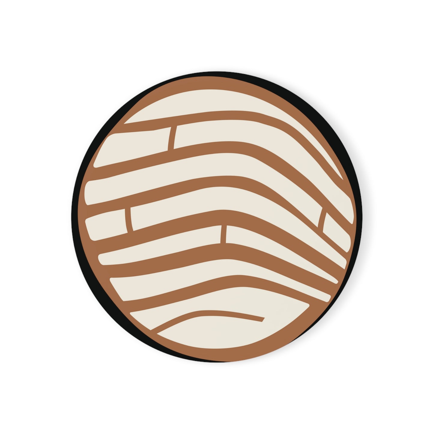 Single Concha Cork Back Coaster